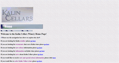 Desktop Screenshot of kalincellars.com